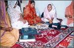 Sisters praying in Throne of Grace Prayer call (24 hrs), click here to see large picture.